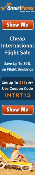 International Flight Sale - Get Up To $15 Off* with Coupon Code 