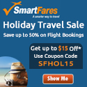 Mind-Blowing Holiday Travel Sale. Book now and get up to $15 off* with coupon code: SFHOL15