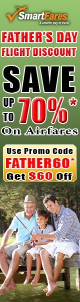 Father's Day Flight Discount! Get $60 Off On Airfares.