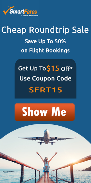 Cheap Roundtrip Flights. Book now and Get Up To $15 off* with coupon code: SFRT15.