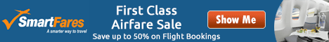First Class Flight Tickets. Book at SmartFares and Get $20 Off* with Coupon Code SFFCT20