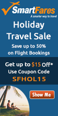 Love is in the Air - Book Your Flight with SmartFares & Get $15 Off with Coupon Code: SFLUV15