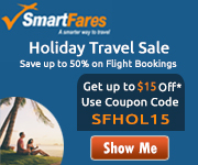 Love is in the Air - Book Your Flight with SmartFares & Get $15 Off with Coupon Code: SFLUV15