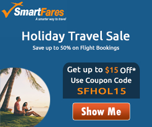 Chinese New Year Flight Sale - Book Your Flight with SmartFares & Get $15 Off with Coupon Code: SFAIR15