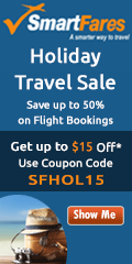 Mind-Blowing Holiday Travel Sale. Book now and get Flat $15 off with coupon code: SFHOL15